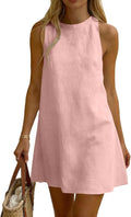 Premium Cotton Linen Shift Dress